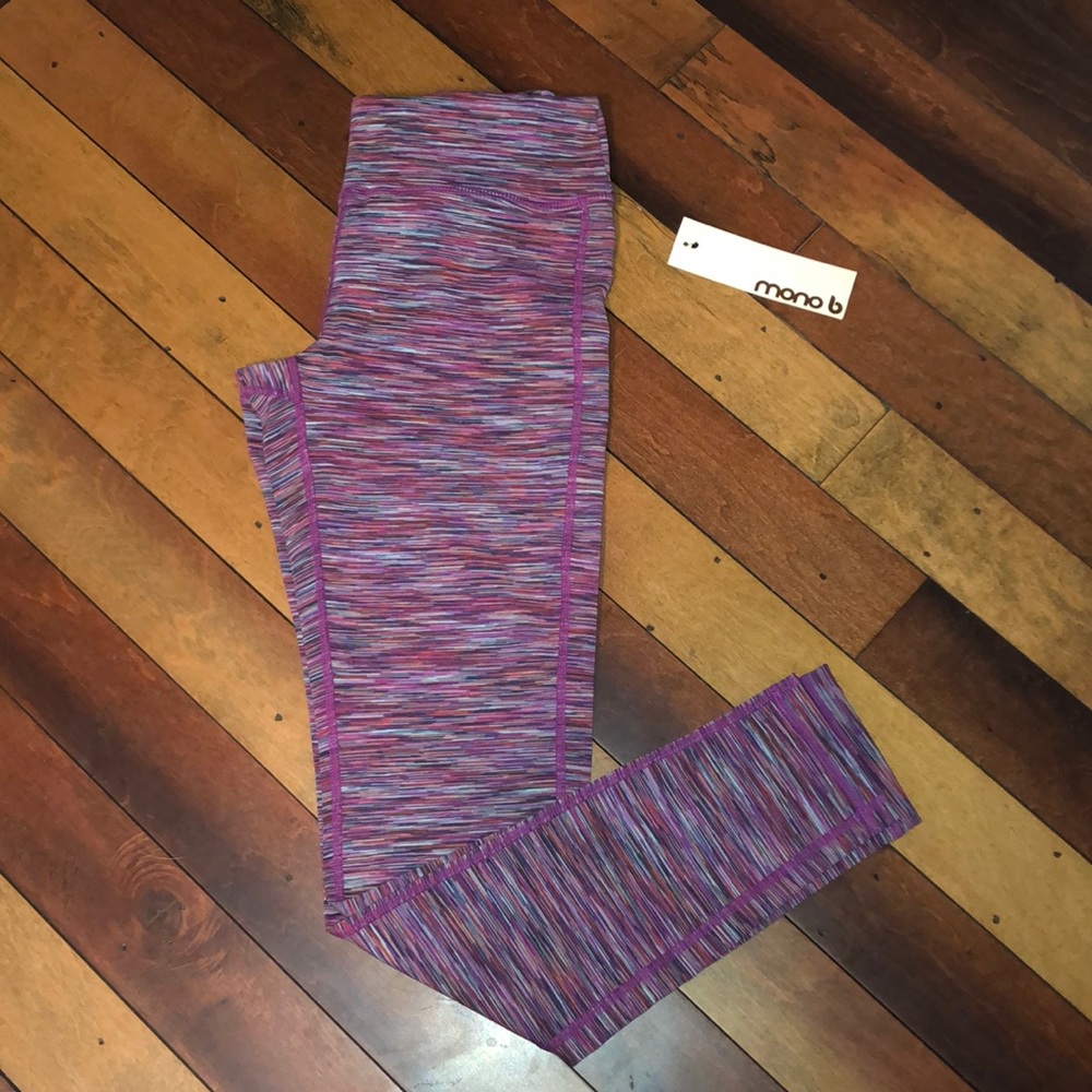 NWT Mono B Space Dye Leggings